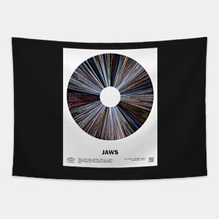 minimal_Jaws Warp Barcode Movie Tapestry