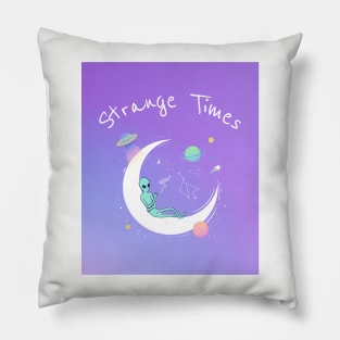 Strange Times - Chill Alien Pillow