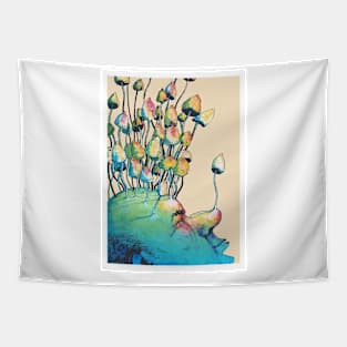 Mushroom season Tapestry