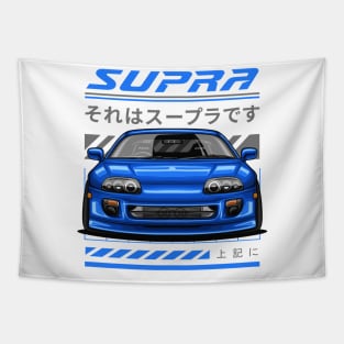 Supra MK4 JDM Legends (midnight blue) Tapestry