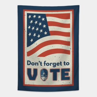 Cap Says Vote! Tapestry