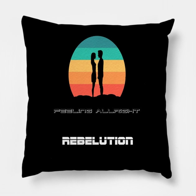 Rebelution Pillow by The Graphic Tape