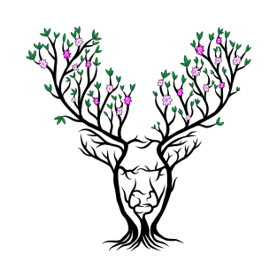 Stag Trees T-Shirt