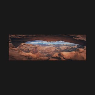 Canyonlands Overlook Panorama from Mesa Arch T-Shirt