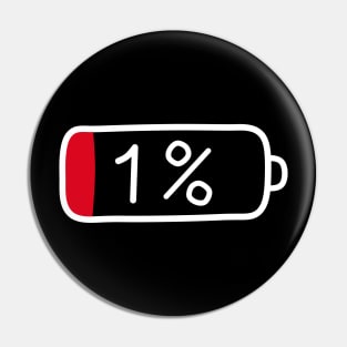 1 Percent, Low Battery Pin