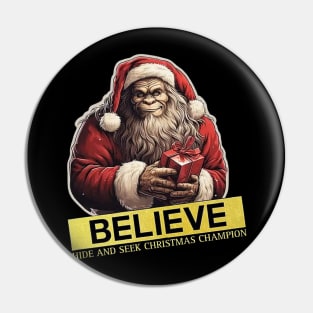 bigfoot believe : hide and seek christmas champion Pin