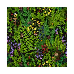 Forest fauna and flora T-Shirt