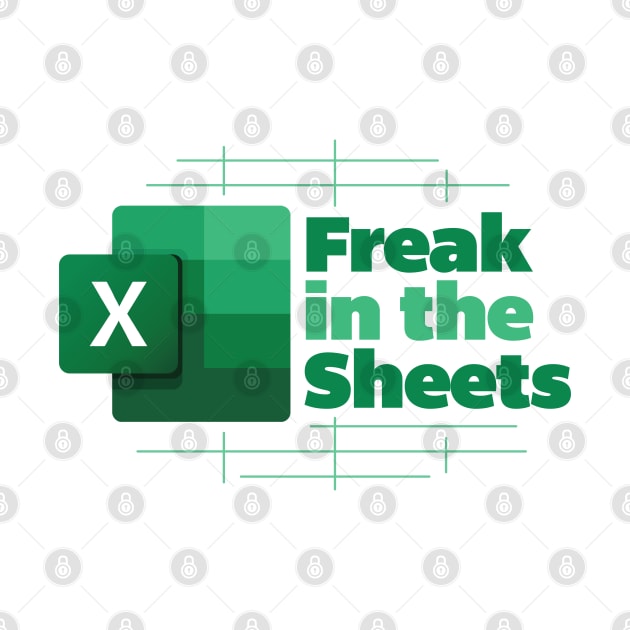 Freak in the Sheets Green Design. by Hotshots