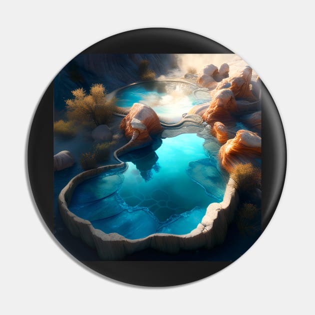 Escape to the Hot Springs Pin by D3monic