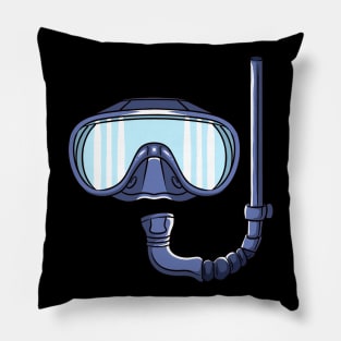 Snorkle Scuba Diving Diver Pillow