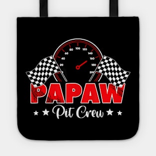 Race Car Grandpa Of The Birthday Boy Racing Family Pit Crew Tote