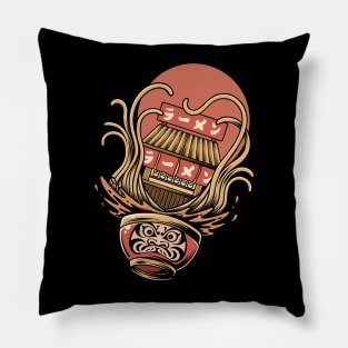 Ramen in Daruma Bowl Pillow