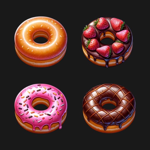 All Donut sticker pack by Ingridpd