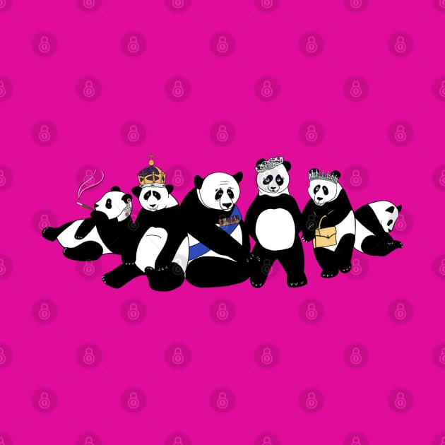 Royal Pandas by saracrump