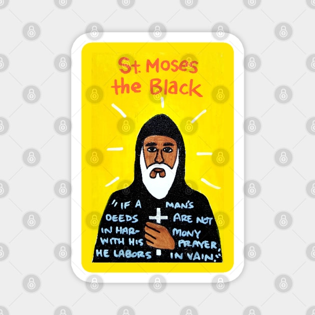 St Moses the Black Magnet by krusefolkart