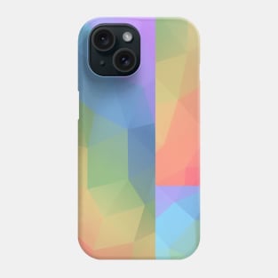 Abstract Rainbow Triangle Gradient Phone Case