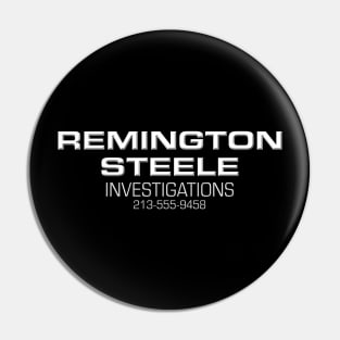 Remington Steele Investigations Logo Pin