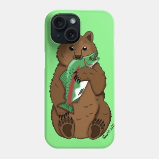 Fishing Bear Phone Case