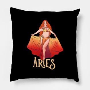 Aries belly dancer Pillow