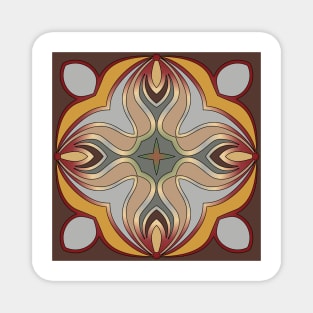 Eastern square pattern Magnet