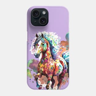 Arabian Horse Digital Watercolor Phone Case