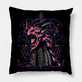 dragon head angry Pillow