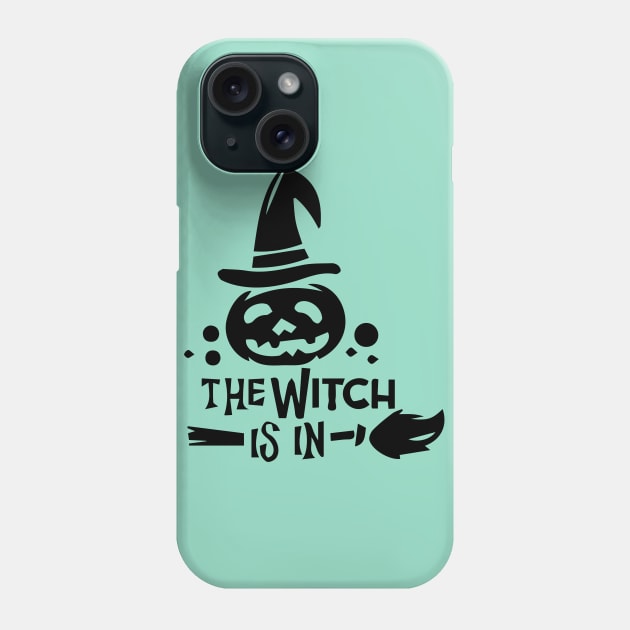 The Witch Is In-Light Phone Case by M2M