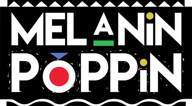 Melanin Poppin Kids T-Shirt by Jamrock Designs