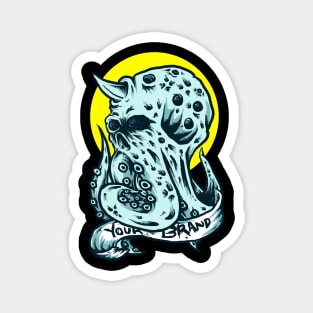 octopus skull Magnet