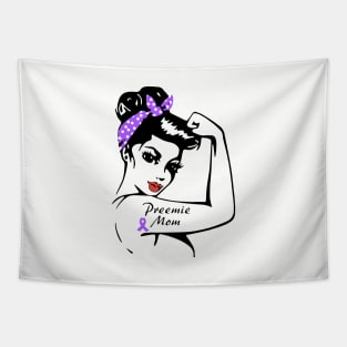 Preemie Mom Cancer T Shirts Tapestry