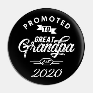 New great grandpa - Promoted to great grandpa est. 2020 Pin