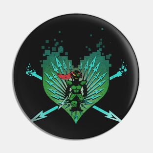 Underheart - Undyne Green Pin