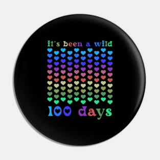 Funny We Rocked 100 Days of School Teacher Student Gift Pin