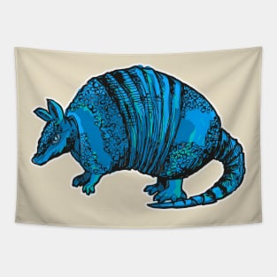 Blue Armadillo Tapestry