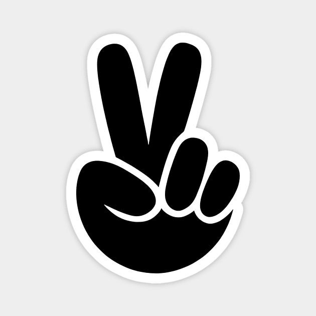 Peace Sign Magnet by CreativeSage