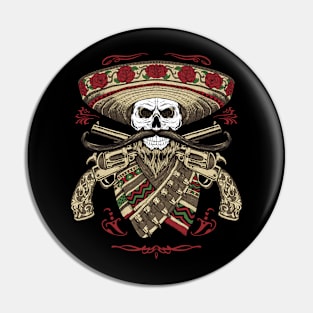 Mariachi calavera Pin