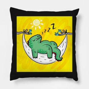 Dinosnore Pillow