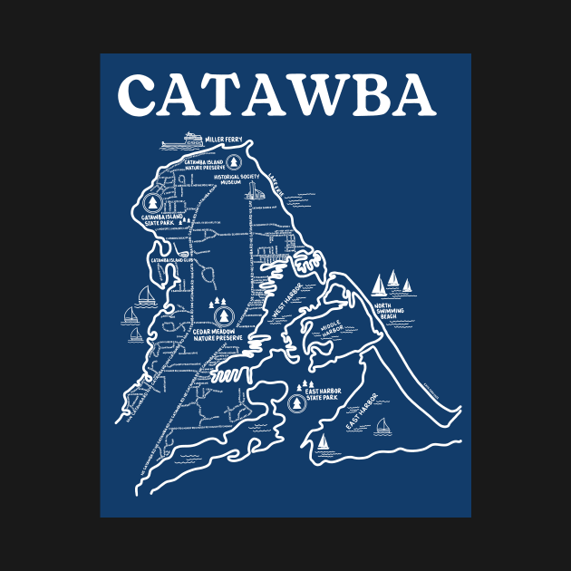 Catawba Map by fiberandgloss