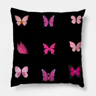 Purple butterfly Pillow