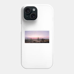 Sailing off the coast Phone Case