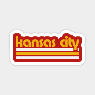 Retro Kansas City Stripes Magnet