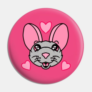 Love Rat (Full Color Version) Pin