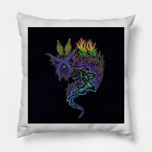 Sea Slug Shaman Pillow