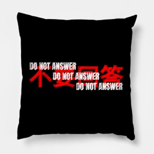 DO NOT ANSWER - 3 BODY PROBLEM Pillow