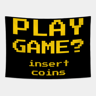 Retro Gamer Arcade Play Game 8-Bit Video Games Fan Tapestry