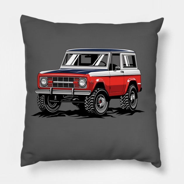 Big Oly Stroppe Baja Pillow by pujartwork