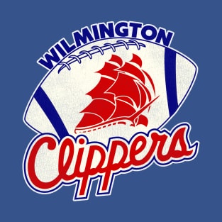 Defunct Wilmington Clippers Football Team T-Shirt