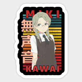 Kawai San A Silent Voice A Silent Voice Stickers Teepublic teepublic