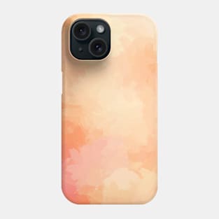 Peach Summer Abstract Painting Phone Case