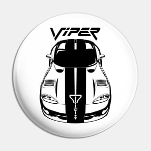 Dodge Viper 1996-2002 - Black Stripes Pin